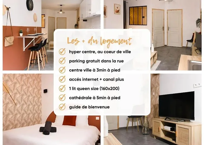 Апартаменты T2 Idealement Situe * Hyper Centre/canal * Амьен